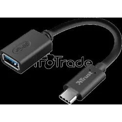 Adaptateur USB 3.0 Type CTrustvers USB Type A M/F (Noir) | MonPC.Store