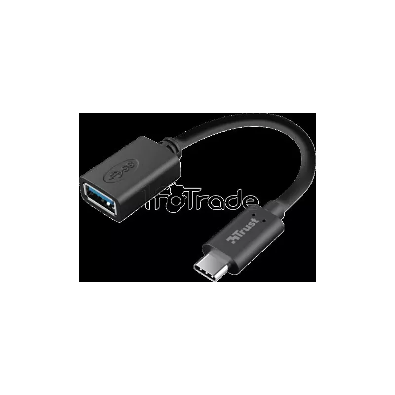 Adaptateur USB 3.0 Type CTrustvers USB Type A M/F (Noir) | MonPC.Store