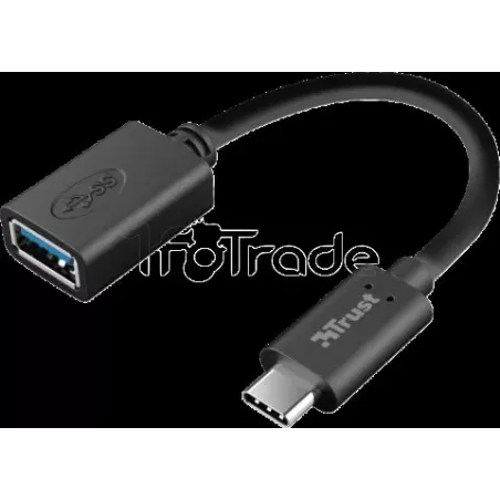 Adaptateur USB 3.0 Type CTrustvers USB Type A M/F (Noir) | MonPC.Store