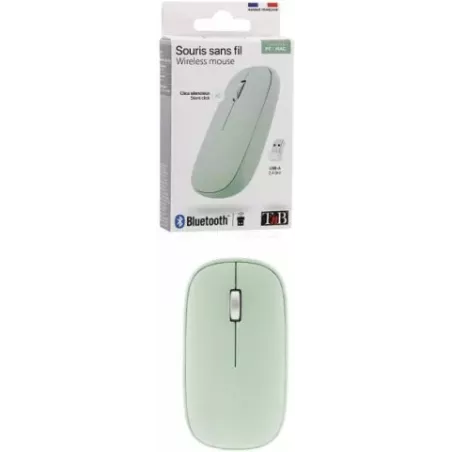 Souris sans fil BluetoothT'nBColor (Vert) | MonPC.Store