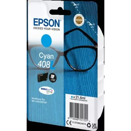 Cartouche d'encreEpsonLunettes 408 XL(Cyan) | MonPC.Store