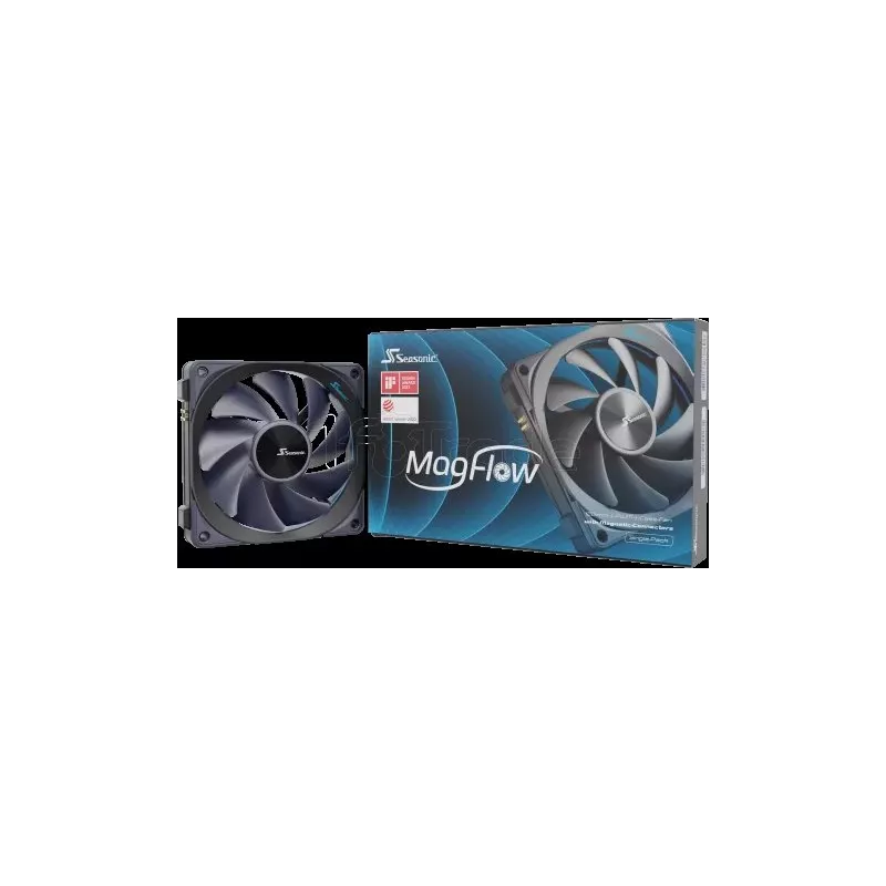 Ventilateur de boitierSeasonicMagFlow- 12cm (Noir) | MonPC.Store