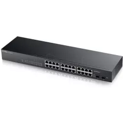 Switch réseau ethernet GigabitZyxelGS1900- 24 ports | MonPC.Store
