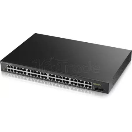 Switch réseau ethernet GigabitZyxelGS1900- 48 ports | MonPC.Store