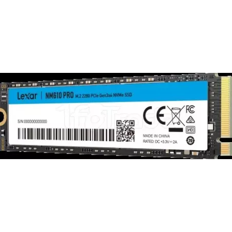 Disque SSDLexarNM610 Pro2To - NVMe M.2 Type 2280 | MonPC.Store