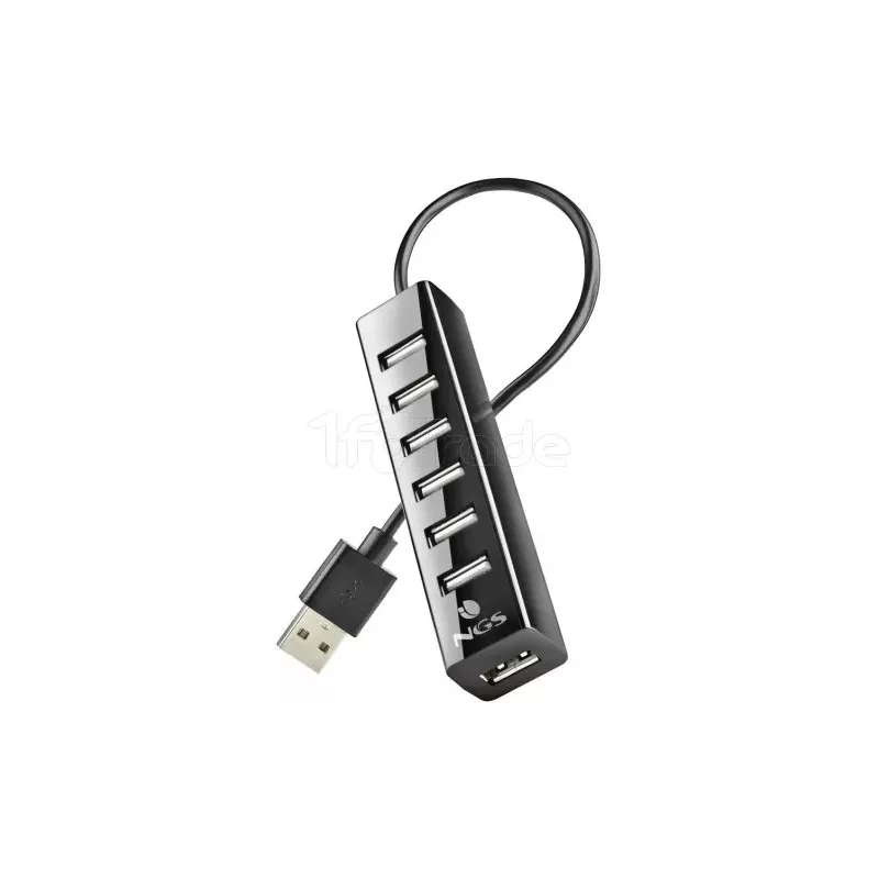 Hub USB 2.0NGSiHub Tiny- 7 ports (Noir) | MonPC.Store