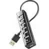 Hub USB 2.0NGSiHub Tiny- 7 ports (Noir) | MonPC.Store