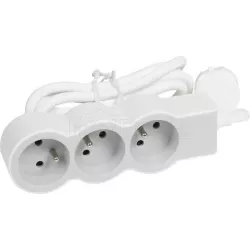 Multiprise 3 prises Legrand 1,5m (Blanc) | MonPC.Store
