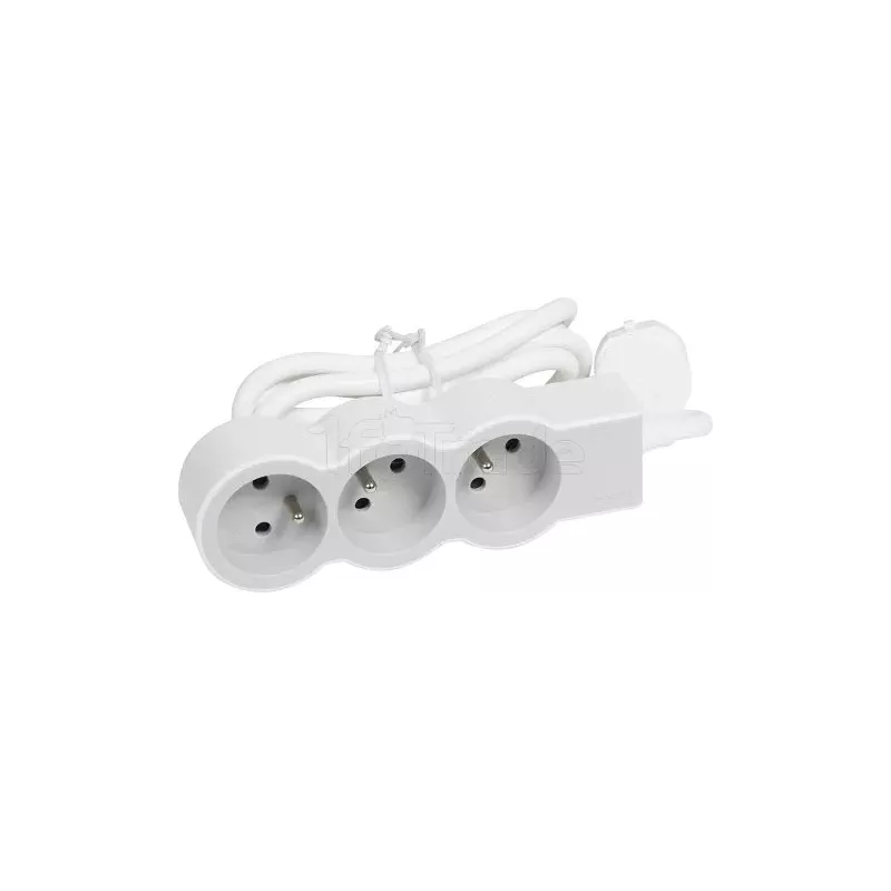Multiprise 3 prises Legrand 1,5m (Blanc) | MonPC.Store