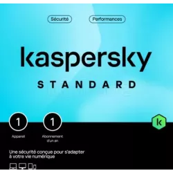 KasperskyStandard - 1 appareil / 1 an | MonPC.Store