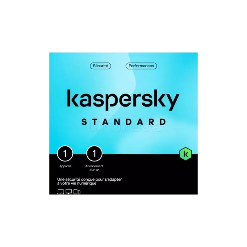 KasperskyStandard - 1 appareil / 1 an | MonPC.Store