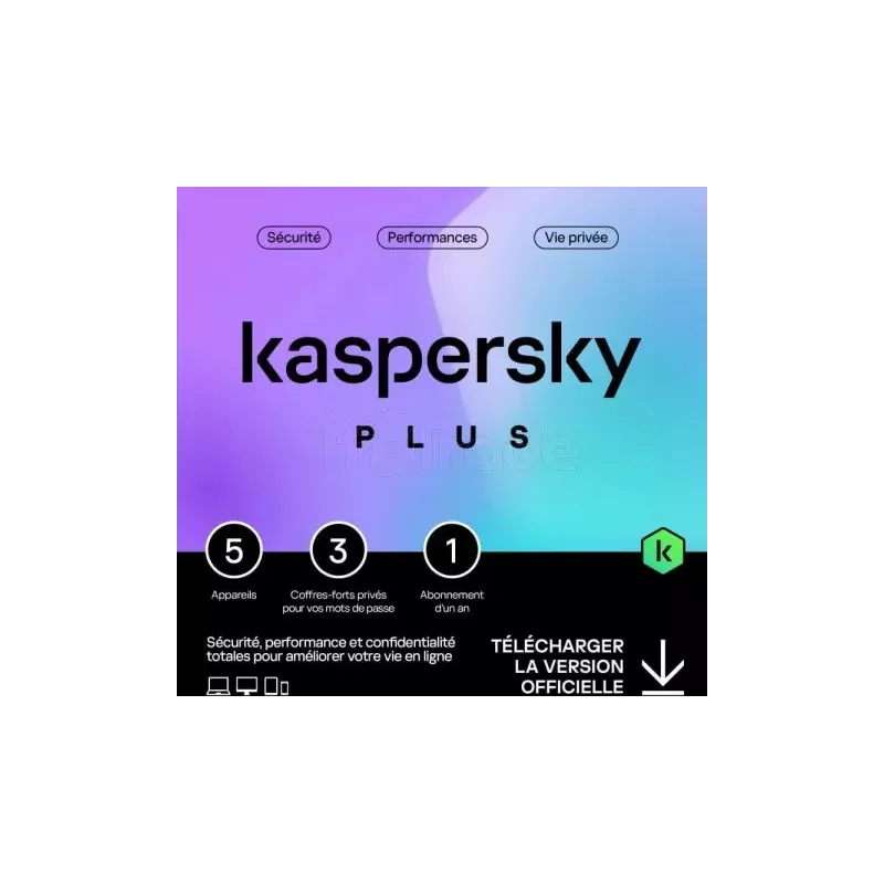KasperskyPlus - 5 appareils / 1 an | MonPC.Store