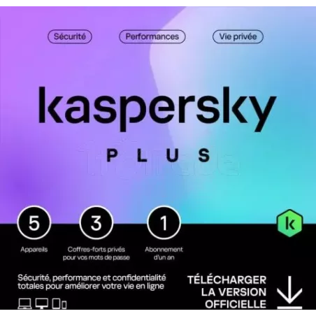 KasperskyPlus - 5 appareils / 1 an | MonPC.Store