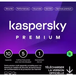 KasperskyPremium - 10 appareils / 1 an | MonPC.Store