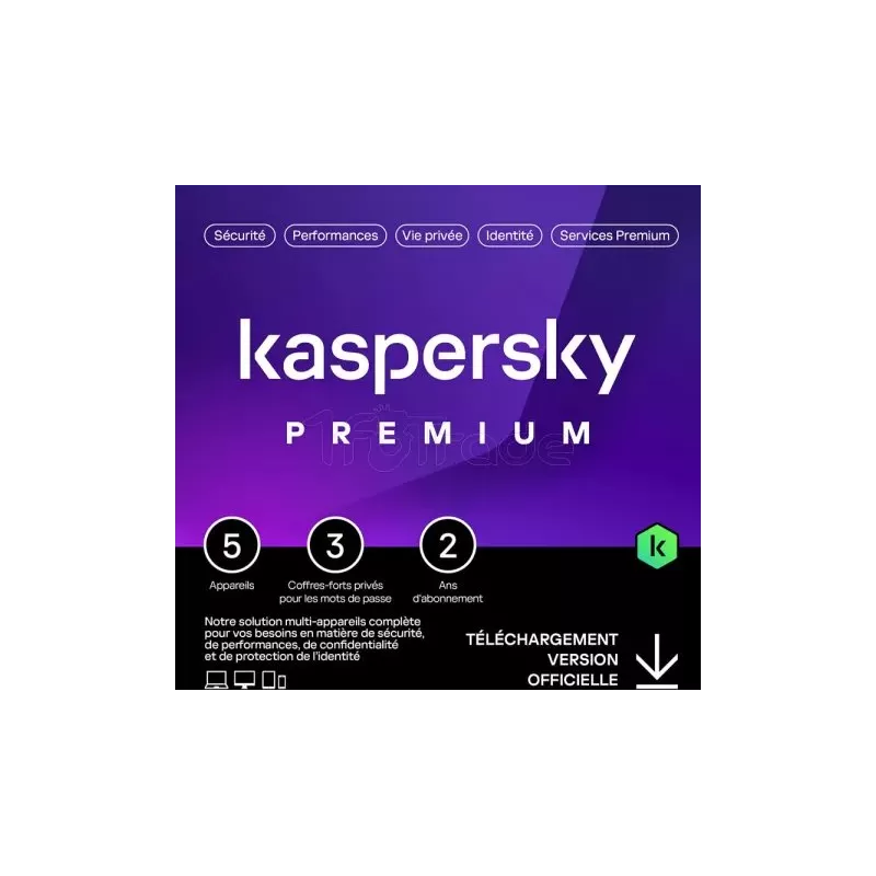 KasperskyPremium - 5 appareils / 2 ans | MonPC.Store