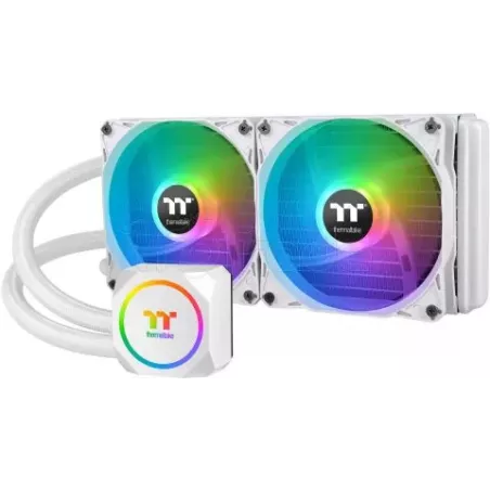 Kit Watercooling AIOThermaltakeTHRGB - 240mm (Blanc) | MonPC.Store