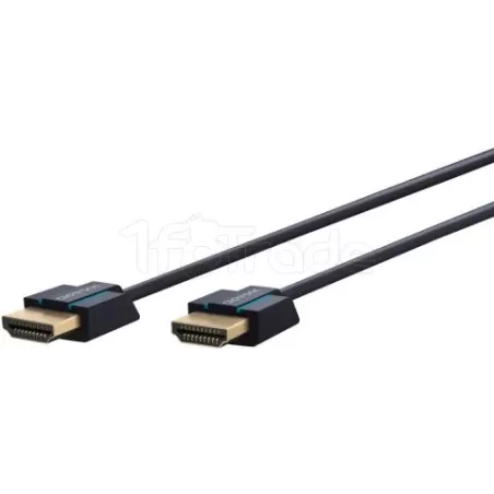 Cable HDMI 2.0 Clicktronic 1m M/M (Noir) | MonPC.Store