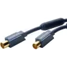 Câble antenne coaxial coudé Coax Mâle (IEC)… | MonPC.Store
