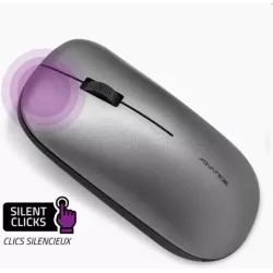 Souris sans filAdvanceSlimFit (Gris) | MonPC.Store