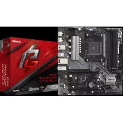 Carte MèreASRockB550M Phantom Gaming 4(AM4) Micro ATX | MonPC.Store
