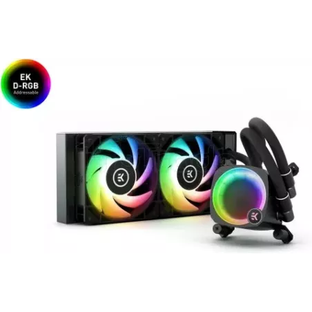 Kit Watercooling EkwbAIO Nucleus LuxRGB - 240mm (Noir) | MonPC.Store