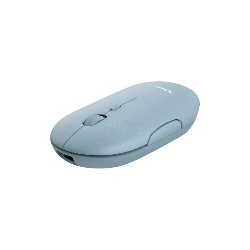 Souris sans filTrustPuck(Bleu) | MonPC.Store