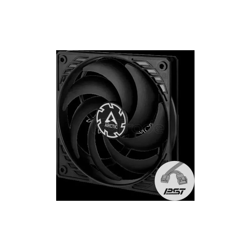 Ventilateur de boitierArcticP12 Slim PST- 12cm (Noir) | MonPC.Store