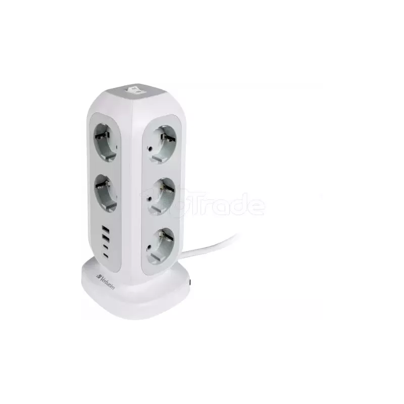 Multiprise TourVerbatim11 prises + 4 Ports USB-C/A 2m… | MonPC.Store