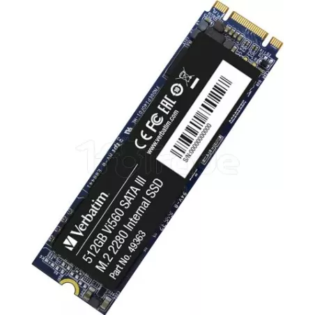 Disque SSDVerbatimVi560 S3512Go - S-ATA M.2 Type 2280 | MonPC.Store