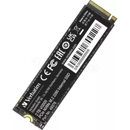 Disque SSDVerbatimVi30002To - NVMe M.2 Type 2280 | MonPC.Store