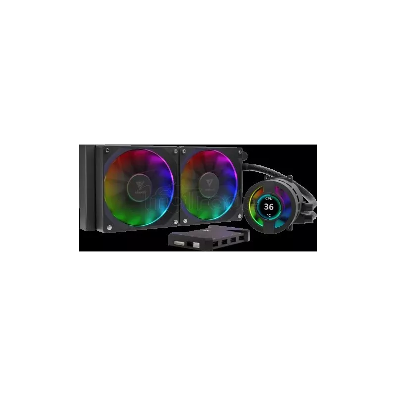 Kit Watercooling AIOGamdiasChione P3U- 240mm (Noir) | MonPC.Store