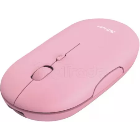Souris sans filTrustPuck (Rose) | MonPC.Store