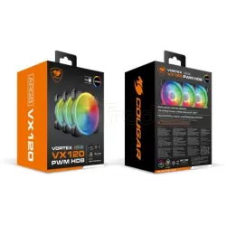 Lot de 3 Ventilateurs de boitier CougarVortex VXRGB… | MonPC.Store