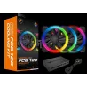 Lot de 3 Ventilateurs de boitier CougarVortex FCBRGB… | MonPC.Store
