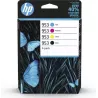 Pack 4 Cartouches d'encre HP 953 (Noir, Couleurs) | MonPC.Store