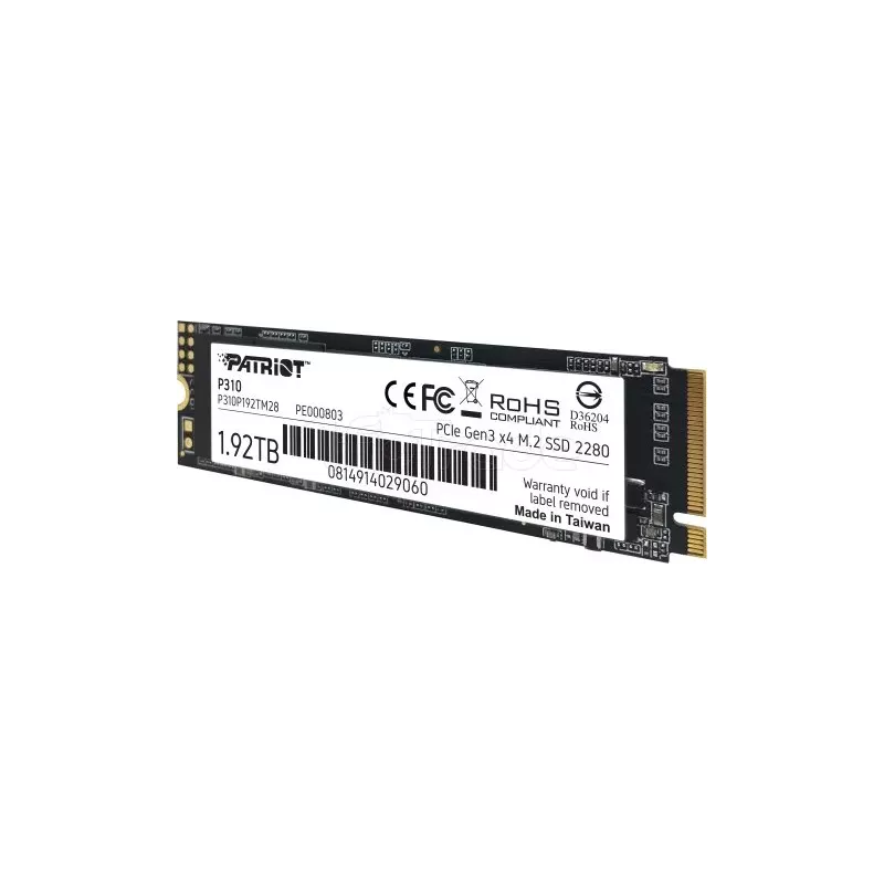 Disque SSDPatriotP3102To - M.2 NVMe Type 2280 | MonPC.Store
