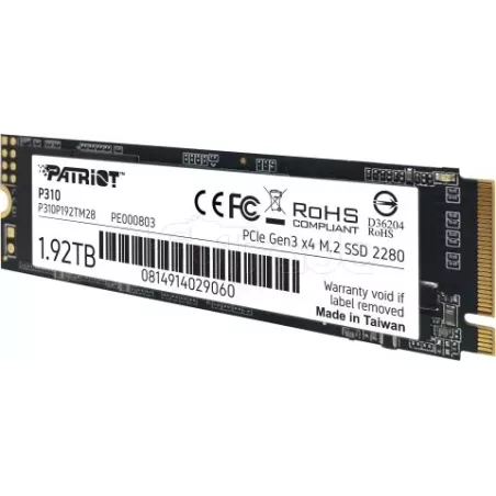 Disque SSDPatriotP3102To - M.2 NVMe Type 2280 | MonPC.Store