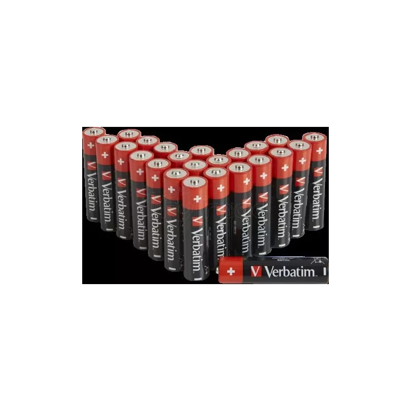 Lot de 24 piles AlcalineVerbatimPremiumtype AAA (LR03)… | MonPC.Store