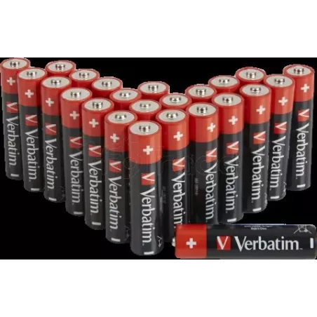 Lot de 24 piles AlcalineVerbatimPremiumtype AAA (LR03)… | MonPC.Store