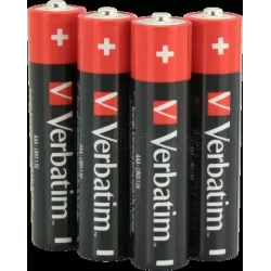Lot de 4 piles AlcalineVerbatimPremiumtype AAA (LR03)… | MonPC.Store