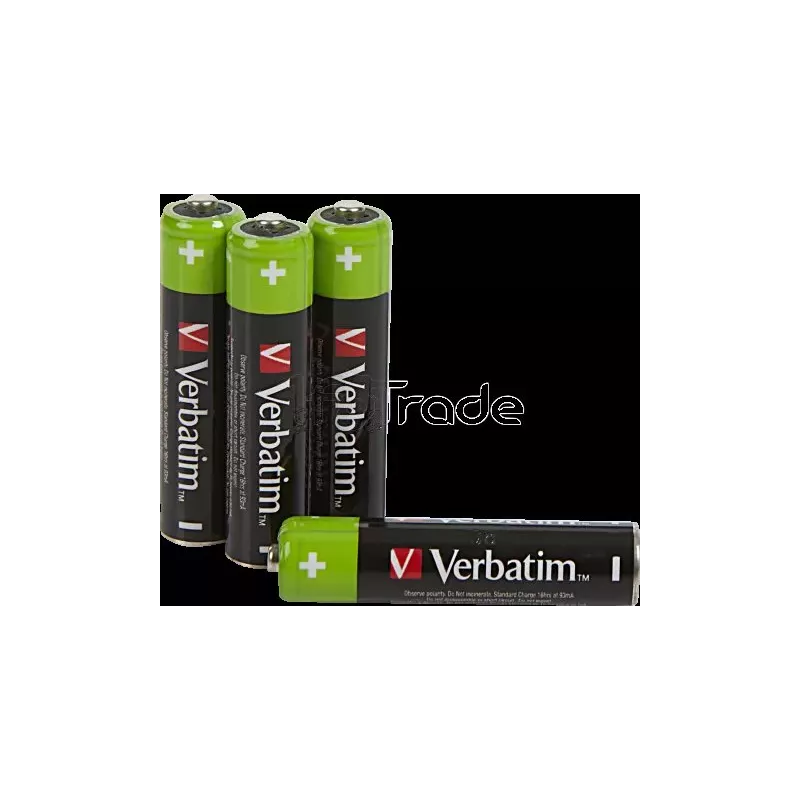 Lot de 4 piles rechargeablesVerbatimPremiumtype AAA… | MonPC.Store