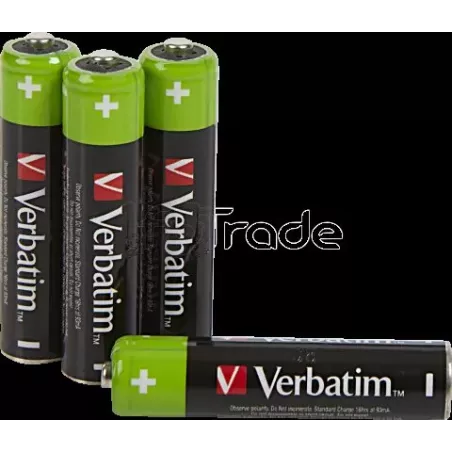 Lot de 4 piles rechargeablesVerbatimPremiumtype AAA… | MonPC.Store