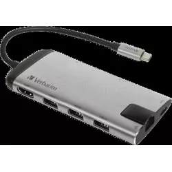 Station d'accueil portable USB-C 3.0VerbatimMulti-Port(… | MonPC.Store