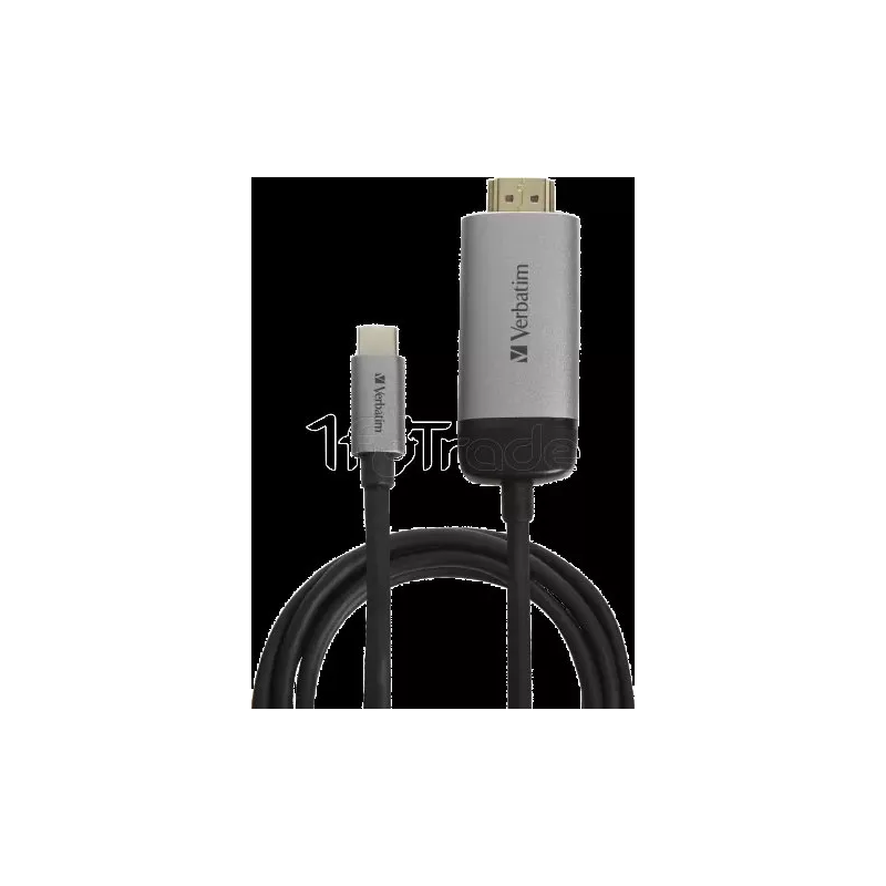 Câble HDMI 2.0Verbatimvers USB-C 1,5m M/M (Argent) | MonPC.Store