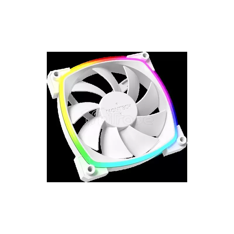 Ventilateur de boitierMontechAX120RGB - 12cm (Blanc) | MonPC.Store