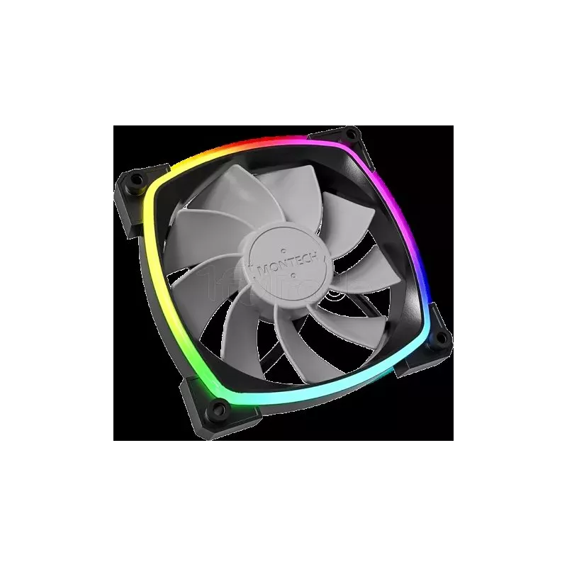 Ventilateur de boitierMontechRX120RGB - 12cm (Noir) | MonPC.Store