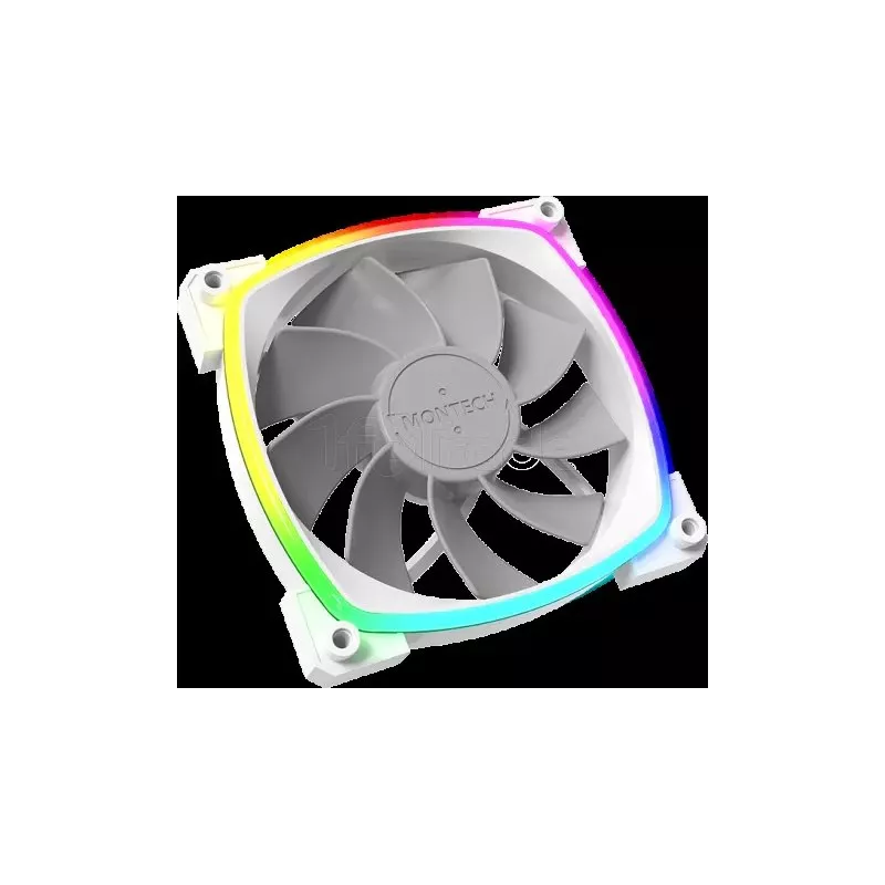 Ventilateur de boitierMontechRX120RGB - 12cm (Blanc) | MonPC.Store