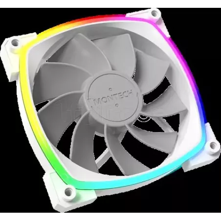 Ventilateur de boitierMontechRX120RGB - 12cm (Blanc) | MonPC.Store