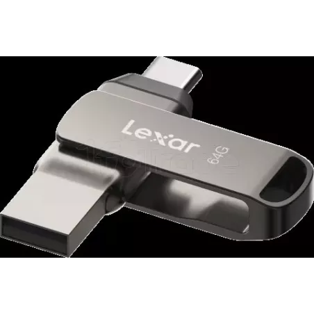 Clé USB 3.1LexarJumpDrive D400- 64Go (Gris) | MonPC.Store