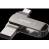 Clé USB 3.1LexarJumpDrive D400- 64Go (Gris) | MonPC.Store